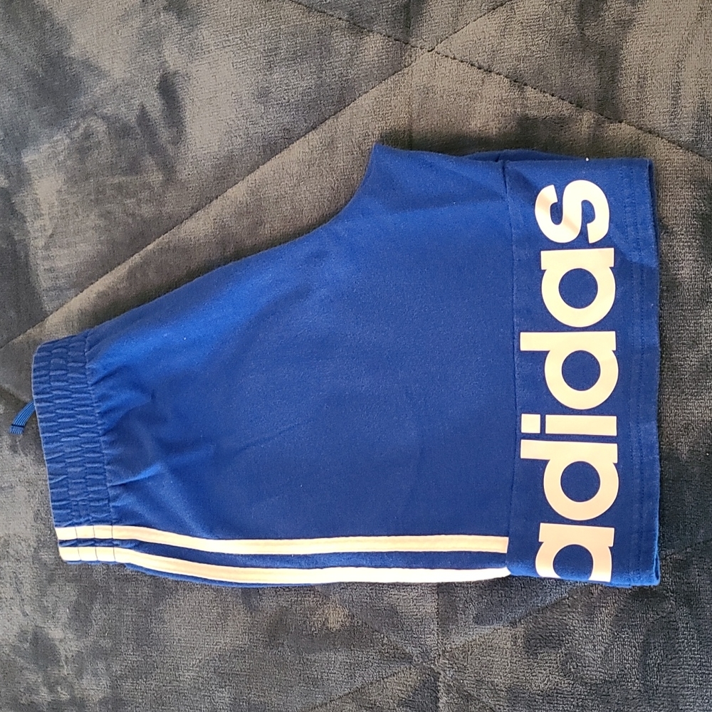Adidas shorts, royal blue, size10/12